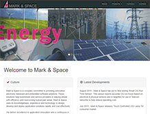 Tablet Screenshot of marknspace.com